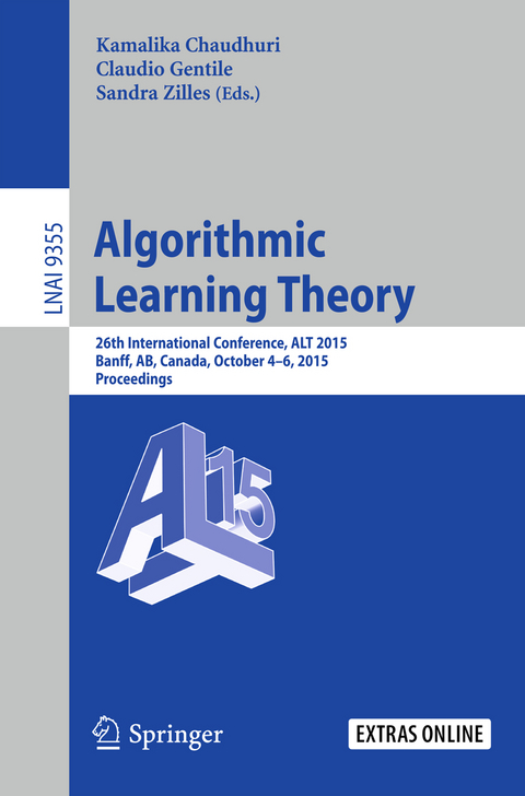 Algorithmic Learning Theory - 