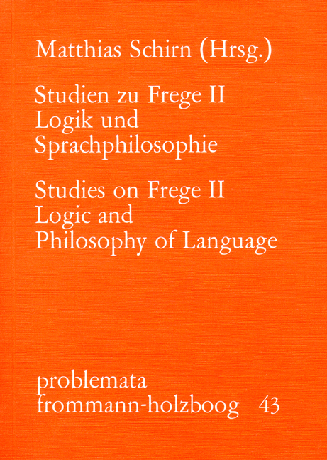 Studien zu Frege / II - 