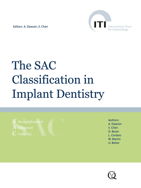 The SAC Classification in Implant Dentistry - Antony Dawson, Stephen Chen