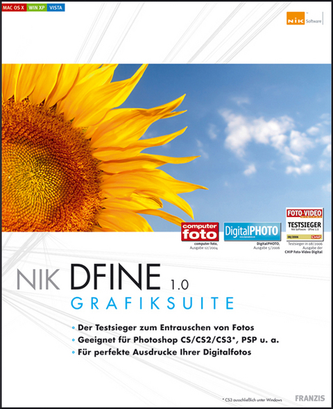 Nik DFINE 1.0 Grafiksuite, CD-ROM