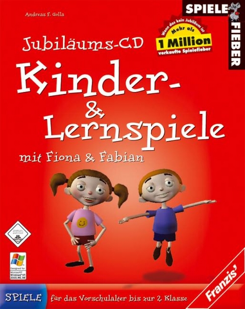 Jubiläums-CD Kinder- & Lernspiele mit Fiona & Fabian, 1 CD-ROM in Karton-Box - 