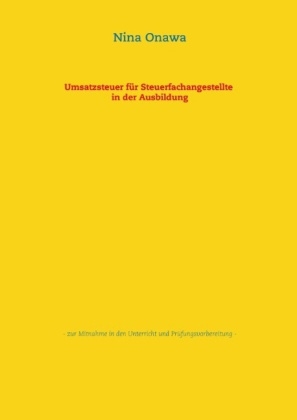 Umsatzsteuer für Steuerfachangestellte in der Ausbildung