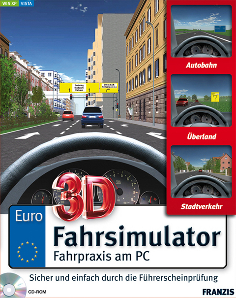 3D-Euro Fahrsimulator, CD-ROM