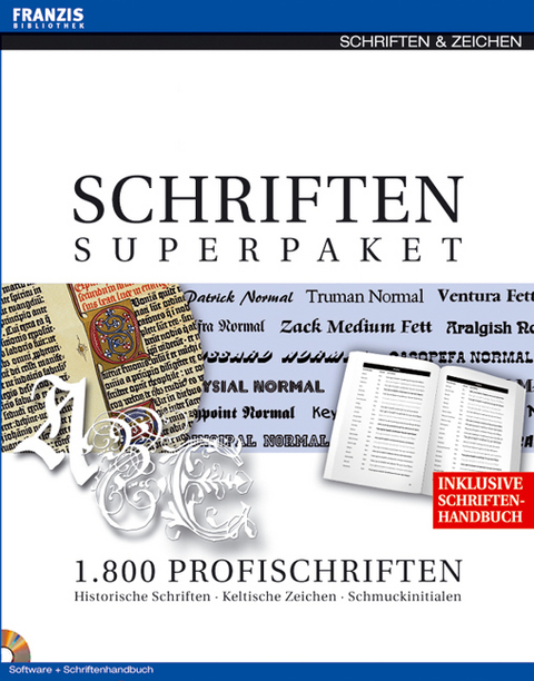 Das Superpaket Schriften, CD-ROM