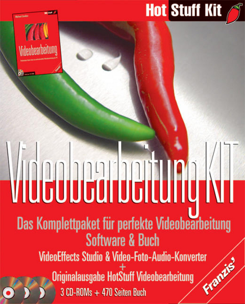 Videobearbeitung Kit, 3 CD-ROMs u. Buch - 