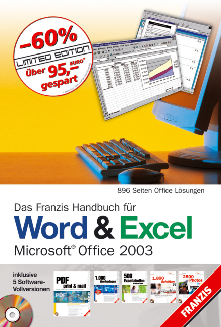 Das Franzis-Handbuch für Word & Excel, m. CD-ROM - Michael Kolberg, Eva Kolberg