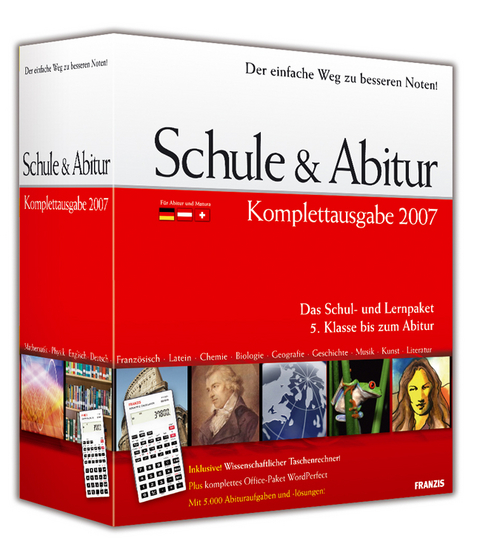 Schule & Abitur, Komplettausgabe 2007, 16 CD-ROMs u. 2 DVD-ROMs