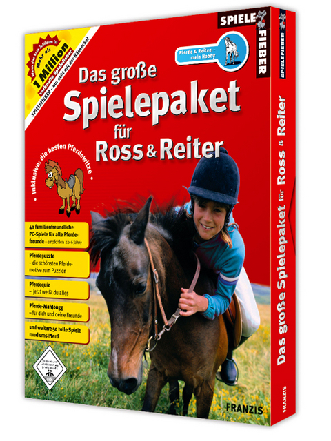 Das große Spielepaket für Ross & Reiter, 1 CD-ROM