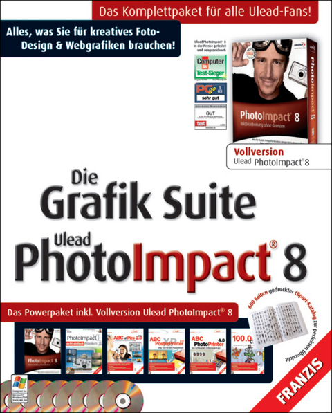 Die Grafik Suite Ulead PhotoImpact 8, 8 CD-ROMs mit Buch