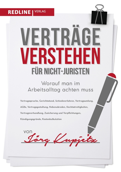 Verträge verstehen für Nicht-Juristen - Jörg Kupjetz