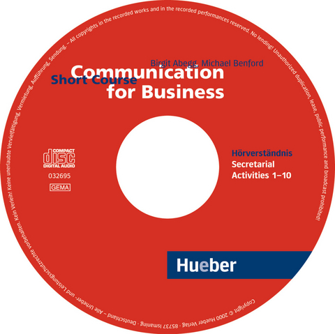 Communication for Business - Short Course - Birgit Abegg, Michael Benford