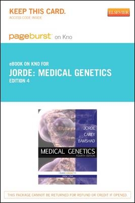 Medical Genetics Elsevier eBook on Intel Education Study (Retail Access Card) - Lynn B. Jorde, John C. Carey, Michael J. Bamshad