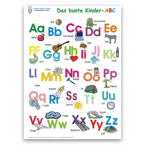 Das bunte Kinder-ABC. Poster / Das bunte Kinder-ABC - Helga Momm