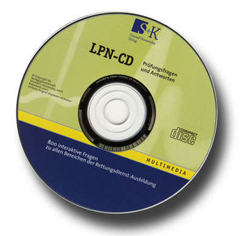 LPN - Lehrbuch für präklinische Notfallmedizin in 5 Bänden - CLASSIC / LPN CD - Prüfungsfragen und Antworten - 
