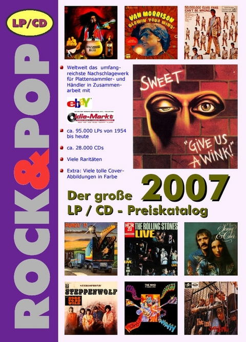 Der grosse ROCK & POP LP- /CD Preiskatalog 2007 - Martin Reichold