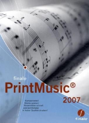 Finale PrintMusic 2007, 1 CD-ROM