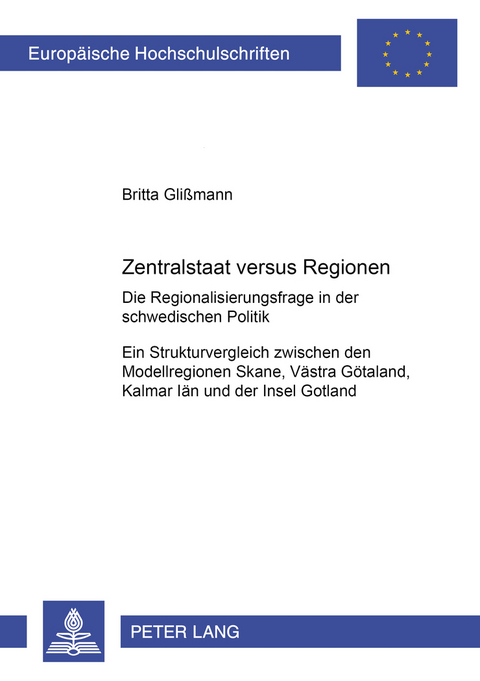 Zentralstaat versus Regionen - Britta Glißmann
