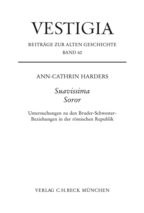 Suavissima Soror - Ann-Cathrin Harders