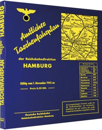 Amtlicher Taschenfahrplan Reichsbahndirektion Hamburg - Jahresfahrplan 1943/1944 - 