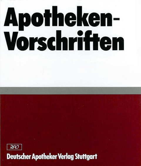 Apotheken-Vorschriften in Sachsen-Anhalt - Ehrenfried Messal