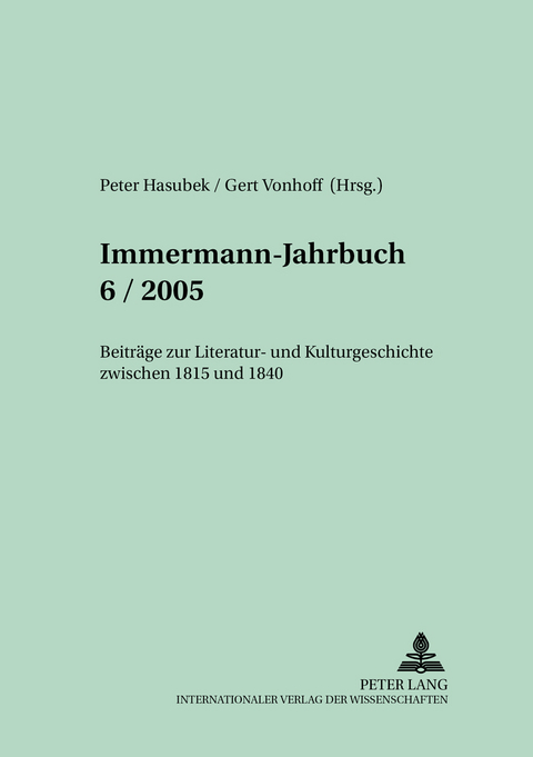 Immermann-Jahrbuch 6/2005- - 