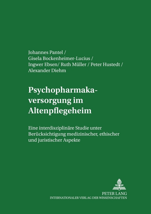 Psychopharmakaversorgung im Altenpflegeheim - 