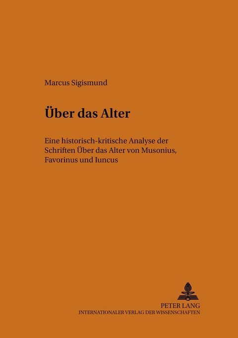 Über das Alter - Markus Sigismund