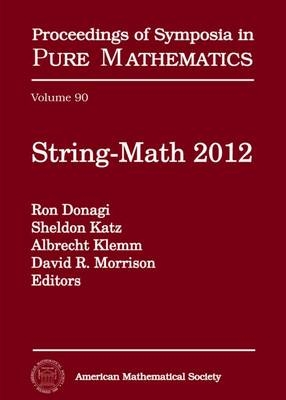 String-Math 2012 - 