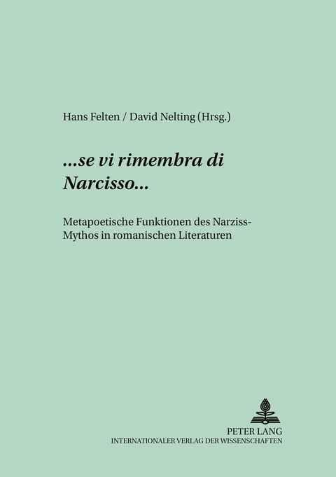 ...«se vi rimembra di Narcisso»... - 