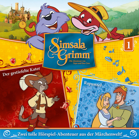 SimsalaGrimm - Der gestiefelte Kater / Rapunzel, 1 Audio-CD