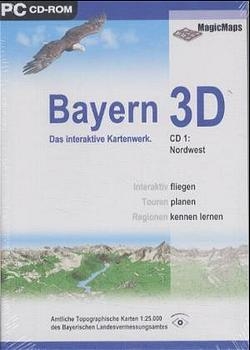 Bayern 3D. Das interaktive Kartenwerk. Set: CD 1, 2 + 3.