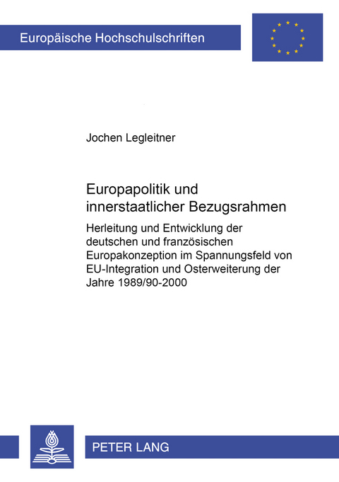 Europapolitik und innerstaatlicher Bezugsrahmen - Jochen Legleitner