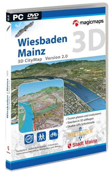 3D CityMap Wiesbaden / Mainz.