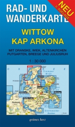 Rad- und Wanderkarte Wittow, Kap Arkona - 