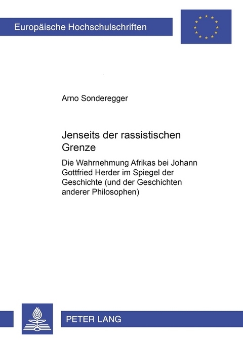 Jenseits der rassistischen Grenze - Arno Sonderegger