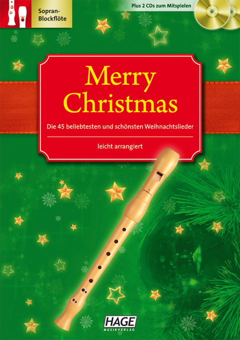 Merry Christmas für Blockflöte - 