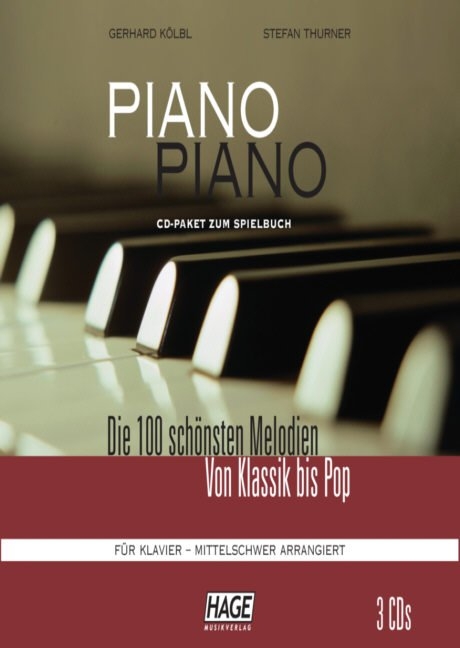 Piano Piano mittelschwer. CD-Paket mit 3 CDs - Gerhard Kölbl, Stefan Thurner