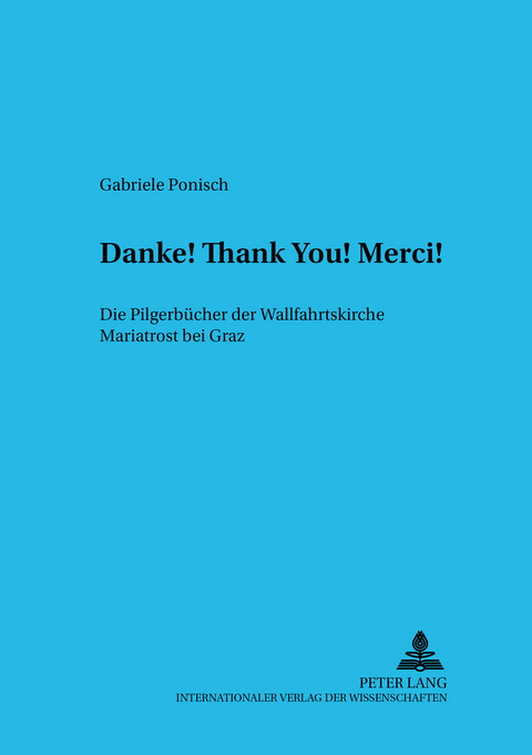 «Danke! Thank you! Merci!» - Gabriele Ponisch