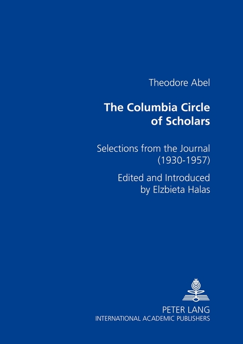 The Columbia Circle of Scholars - Elzbieta Halas