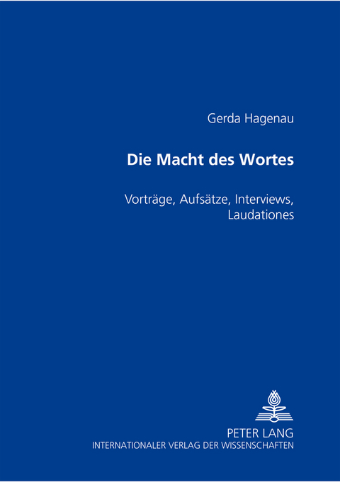 Die Macht des Wortes - Gerda Leber-Hagenau