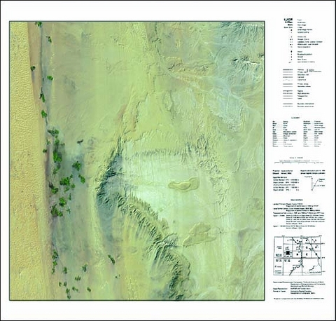 Bâris /Ägypten - Satellitenbildkarte - 