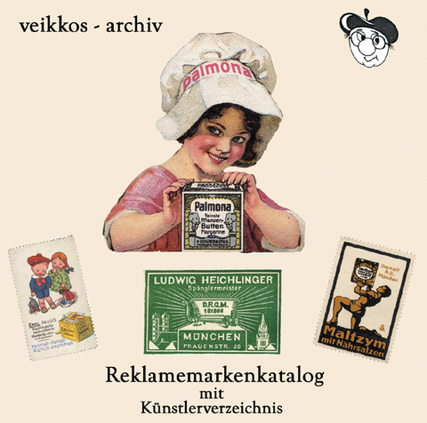 Reklamemarkenkatalog mit Künstlerverzeichnis - Veikko Jungbluth