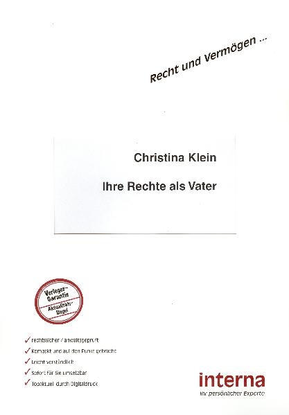 Ihre Rechte als Vater - Christina Klein