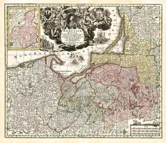 Historische Karte: Ostpreussen 1740 (Plano) - Matthäus Seutter