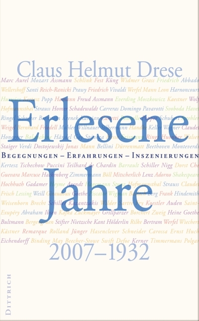 Erlesene Jahre - Claus Helmut Drese