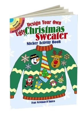 Design Your Own "Ugly" Christmas Sweater Sticker Activity Book - Fran Newman-D'Amico