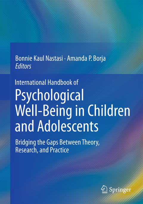 International Handbook of Psychological Well-Being in Children and Adolescents - 