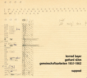 Gemeinschaftsarbeiten 1957-1962 - Konrad Bayer, Gerhard Rühm