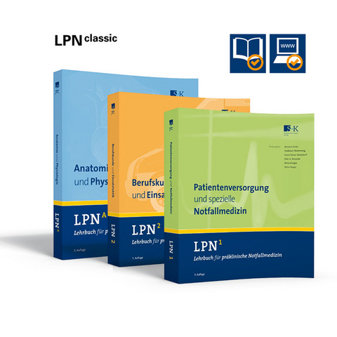 LPN - Lehrbuch für präklinische Notfallmedizin CLASSIC (Gesamtwerk: 3 Bände) - 