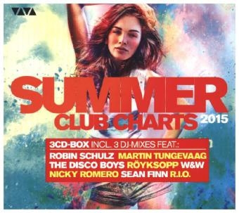 Summer Club Charts 2015, 3 Audio-CDs